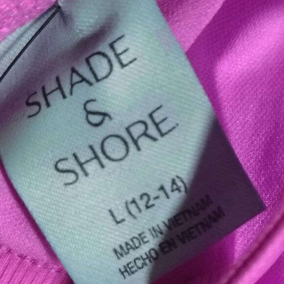 Shade & Shore Triangle Bikini Top Pink Large - Picture 4 of 5
